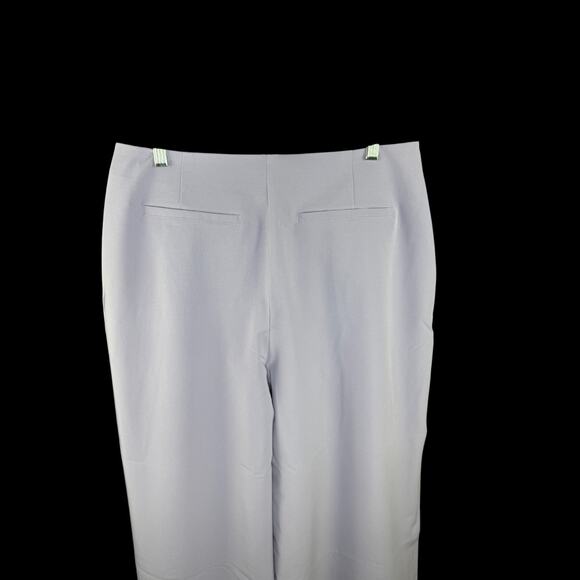 Kathy Ireland Womens Dress Pants Size 12 Wisteria Purple Wide Leg Career Slacks - Picture 2 of 11